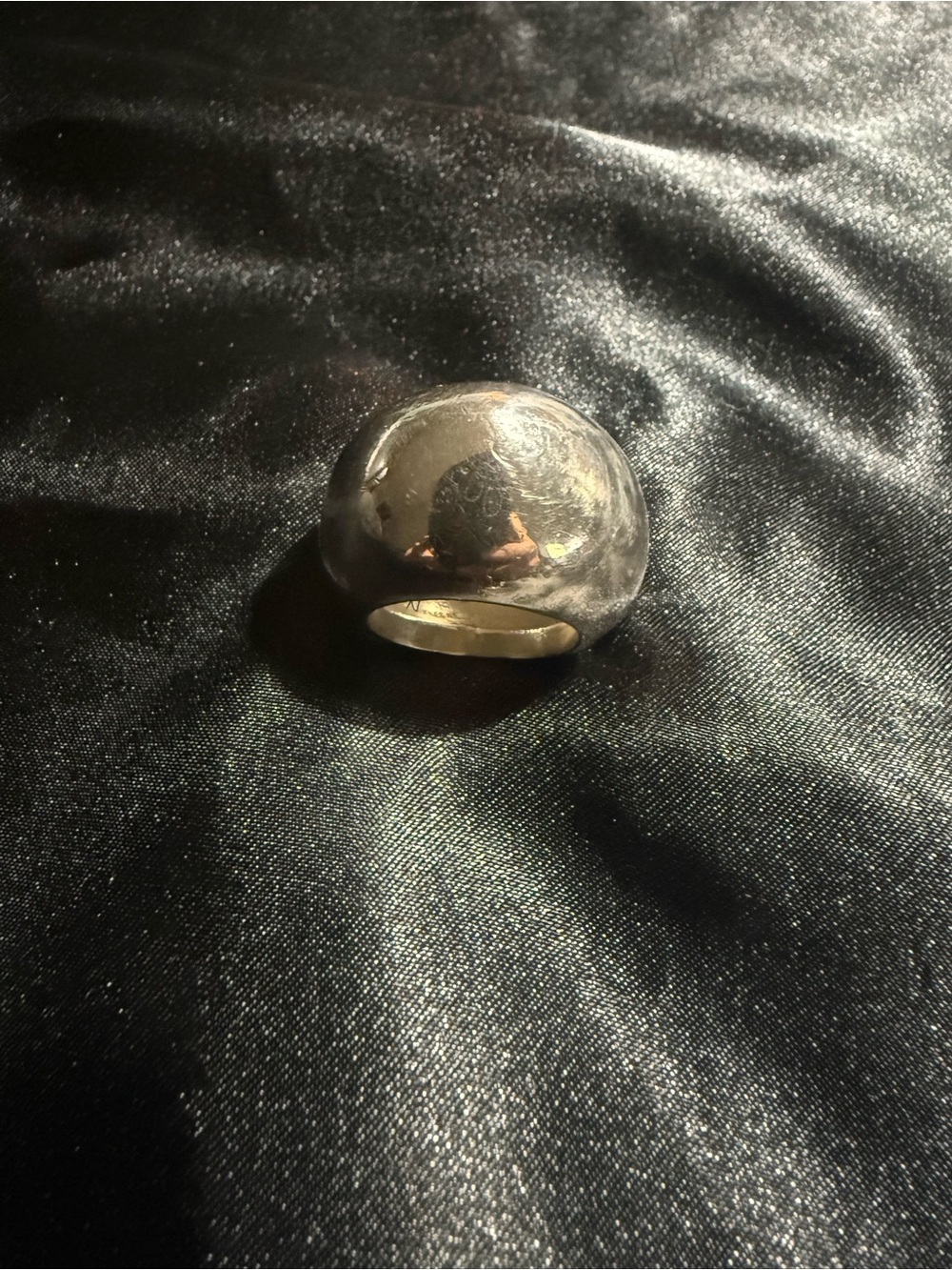 Nekes Jewelry Greek Artisan 925 Sterling Silver Orb Bubble Statement Ring